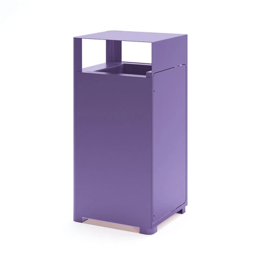 Lilla Ørestad Gadeaffaldsspand med åbent design.