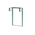 Nørrebro Bike Stand in green, minimalist design.