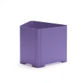 Ørestad Outdoor Planter | 70 l, purple rectangular planter.