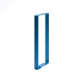 Frederiksberg Bike Stand | 40 cm, blue rectangular metal bike rack.