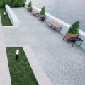 Østerbro Outdoor Stool w/ Planter Box by the waterfront
