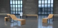 Vesterbro Street Litter Bin | Concrete in a modern indoor setting.