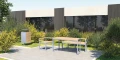 Christiania Outdoor Table 150 cm 4-6 Seats in a modern garden setting