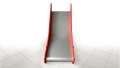 Metal HDPE slide module for platform 180 cm wide.