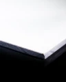 HPL PLATE WHITE thickness 10 mm (m²) dimensions 1220 mm OUTDOOR close-up.