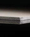 HPL PLATE GREY 10 mm thickness close-up.